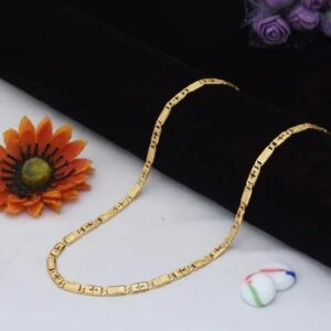 Nozarashi High Quality Indian Polished Inches Gold Chain For Men And Boy GoldPlated Plated Alloy Chain