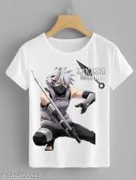 Kakashi Anime Kids Tshirt For Boys And Girls Tshirt Half Kids Tshirt Naruto Tshirt Size 36