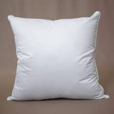 Plain White Fiber Filling Bed Pillow