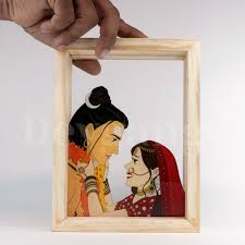 Ram Sita Transparent Photo Frame