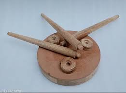 Natural Wooden Planter Stand With Three Legs Stylish And Sturdy Pot Holder For Home Office Patio Original Indian Manufacture