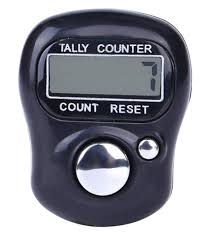 Finger Tally Counter Black Color