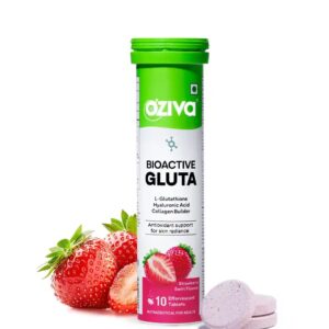 Oziva Bioactive Gluta Effervescent Tablets 10N