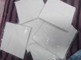 Artixtra Medium Grain Cotton Canvas Board 4 Inch X 4 Inch Set Of 6 White