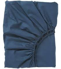 Ghooss Full Size Fitted SheetSingle Fitted Deep Pocket Sheet Up To 14 InchWrinkleFadeStain Resistant Dark Blue