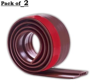 Self Adhesive Door Bottom Sealing Strip Guard Door Protector Door Seal Door Blocker 1 Meter Brown