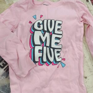 Pink Shirt For Baby Printed Size 1 Point 5 2 Year