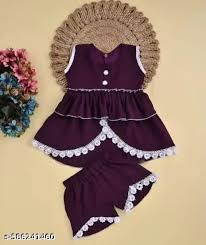 Tinkle Trendy Girls Trim Lace Top Bottom Set Size 16 Multi Color