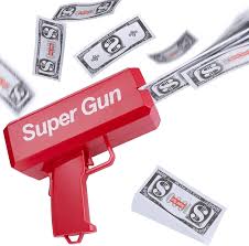 Cash Cannon Money Gun For Wedding Parties And Fun Include 100 Fake Dollar
