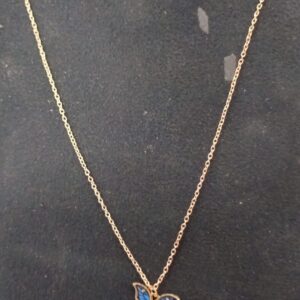 Blue Butterfly Necklace For Women And Girls
