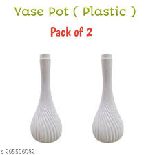 Virgin Plastic Skyline Vase 12 Inches Flower Pot