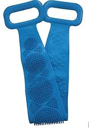 Silicone Body Back Scrubber Blue Colour