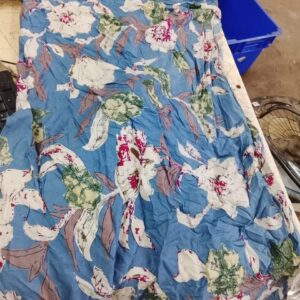 Women Blue Floral Print Kurti Size Xl