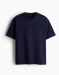 Hm Men Navy Blue Colour Half Sleeve T Shirt Size Xxl