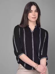 Crimsoune Club Classic Slim Fit Striped Casual Shirt S