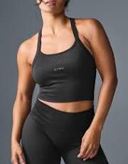 Dynmc Women Black Tank Top Size L