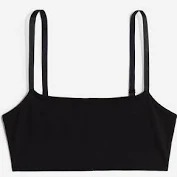 Black Colour Sports Bra For Women Size 30