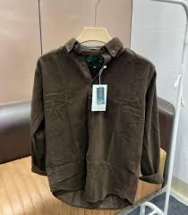 Khaki Solid T Shirt Size S