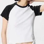 Uniqlo Women Top White Black Colour Size M