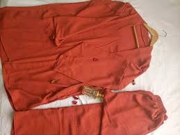 Trouser Set Salwar And Kameez Brown Colour Size Xl