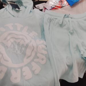 Boycode Mint Green Hoodie And Shorts Set Size 78 Years