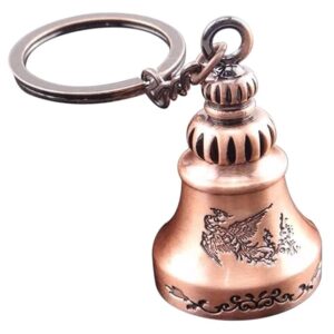 Metal Bell Guardian Bell Tibetan Bell Keychains Good Luck Bell Keychains Temple