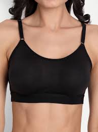 T Point T Point Women Moulded Solid Black Sports Bra Size S