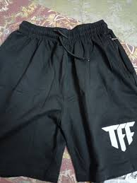 Black Men Short Pure Cotton Big Size Both Side Chain Pocket Knee Length Shorts Blessed Grey Colour Size 3Xl