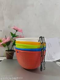 Chainlinks Rattan Basket Euro Hanging Gamla Hanging Chain Pack Of 5