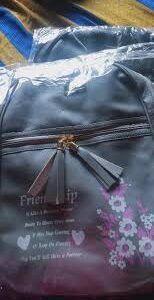 College Travel Womens Girls Backpack Fashionable Combo And Girls Bag Brown Colour