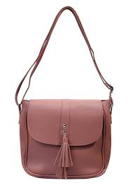 Shamriz Stylish Elegant Latest Multi Pocket Sling Bag With Adjustable Strap For Women And Girls Brown Colour