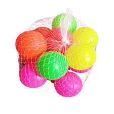 Canbee Kids Plastic Cricket Balls Pack Of 11 Multicolor 15 Gram Ball Happly To Play Kids