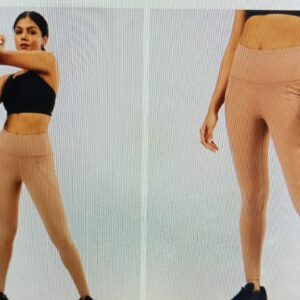 Bliss Club Womens Ultimate Leggings Barkha Brown Caramel Size L