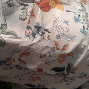 Printed Pillow Cover Set White