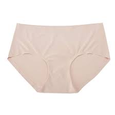 La Nikar Ice Fabric Silk Seamless Underwear For Women Comfortable Soft Breathable Cream Colour Size Xxl