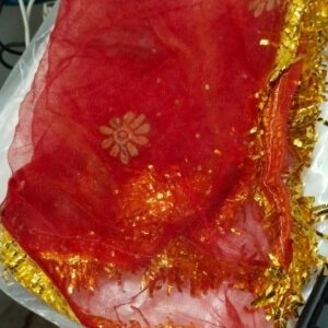 Rad And Golden Colour Maa Chunri