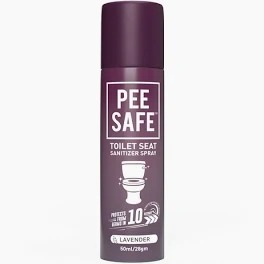 Pee Safe Toilet Seat Sanitizer Spray Lavender Lavender Spray Toilet Cleaner 50 Ml
