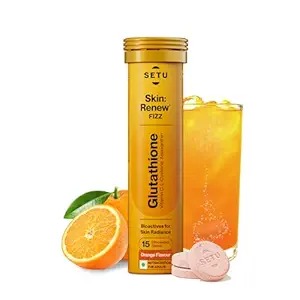 Setu Skin Renew Glutathione Tablets For Glowing Skin Orange Flavour 15 Tablets