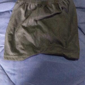 Private Lable Kids boys Printed Cotton Blend Regular shorts 12 years Black Colour