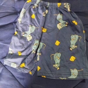 Private Lable blue colour boys Printed Cotton Blend Regular shorts 1 to 2 years