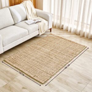 Natura Weston Jute Hand Woven Carpet brown colour
