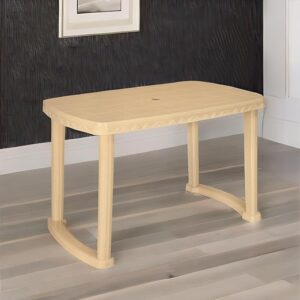 Nilkamal Shahenshah Dining Table cream colour