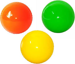 Private Lable Kids Multi Colour Plastic Balls 3 pcs