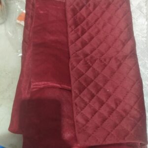 Private Lable Velvet Hotel Bed Runners With Cushion Cover maroon colour