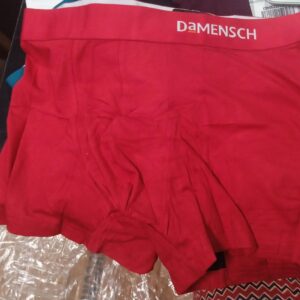 Damensch DeoSoft Trunks BoldTango Red colour size M