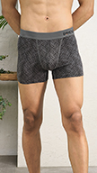 Damensch DeoSoft Trunks Grey Grid colour size M