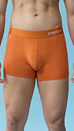 Damensch DeoSoft Trunks BoldGold Flame orange colour size M