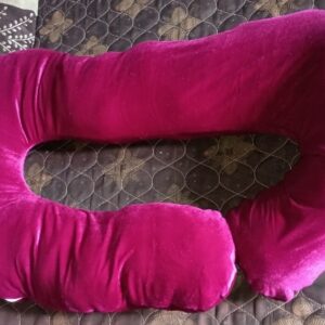 Private Lable sweetrani Microfibre Polyester Fibre Pregnancy Pillow for Pregnant Women purple colour