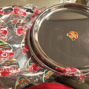 Private Lable Stainless Steel Plate for kitchen 6 pcs