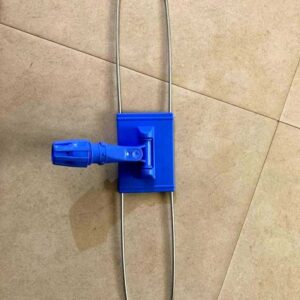 Private Lable Plastic Dry Mop Sami Virgin Frame